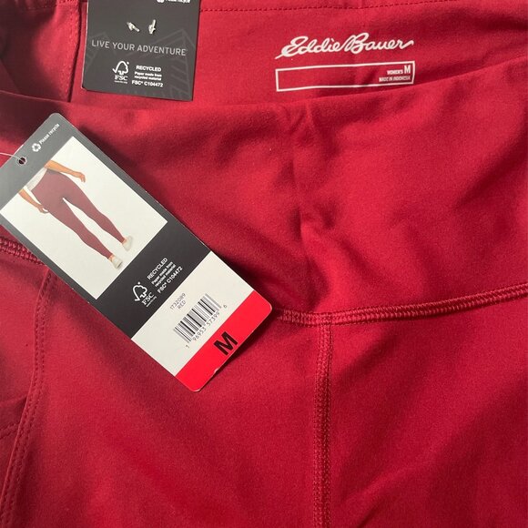 Women's Trail Tight Pant, Eddie Bauer, M, Red, NWT - Picture 6 of 7